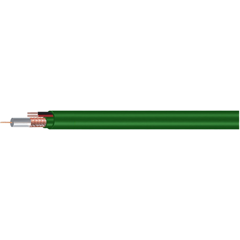 KX6 KX7 With Power Solid CCTV Camera Coaxial Cable